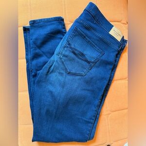 New Abercrombie & Fitch Royal Blue Jean leggings 12R W31 L29